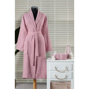 4 Parça Elmas Bornoz Set