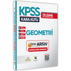 Informal Yayınları KPSS Geometrinin Kara Kutusu Tamamı Çözümlü Çıkmış Sor Bankası
