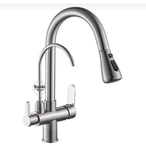 Krom Arıtmalı Spiralli Eviye Bataryası