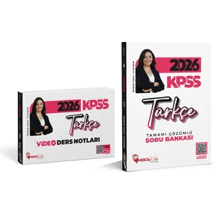 2026 Kpss Türkçe Soru Bankası-Türkçe Video Notlar 2 Li Set