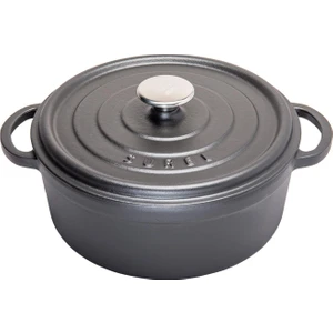 28CM Döküm Derin Tencere Siyah