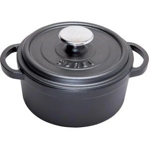 20 cm Döküm Derin Tencere Siyah