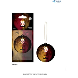 Galatasaray Resmi Lisanslı 5 Yıldızlı Asma Oto Kokusu Aslan ( Egzotik Kokusu )