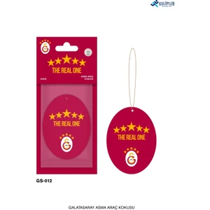 Galatasaray Resmi Lisanslı 5 Yıldızlı Asma Oto Kokusu ( Sakız Kokusu )