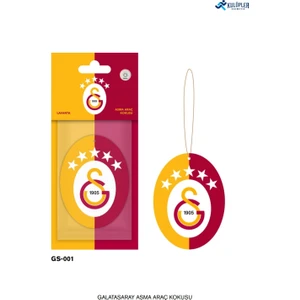 Galatasaray Resmi Lisanslı 5 Yıldızlı Asma Oto Kokusu ( Lavanta Kokusu )