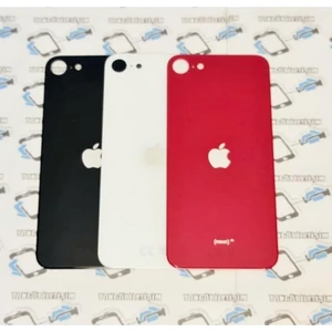 Apple Iphone Se 2020 Arka Kapak Batarya Pil Kapağı + Yapıştırıcı Hediye - Siyah