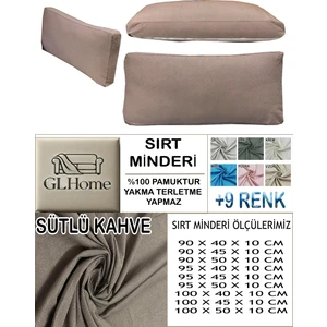 %100 Pamuk Petek 4 Adet Sırt Minderi Kılıfı