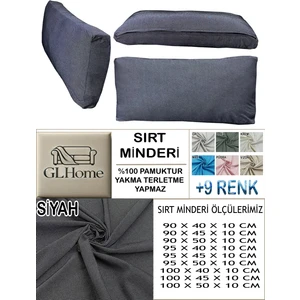 %100 Pamuk Petek 4 Adet Sırt Minderi Kılıfı