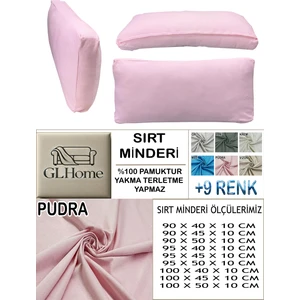 %100 Pamuk Petek 4 Adet Sırt Minderi Kılıfı