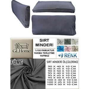 %100 Pamuk Petek 4 Adet Sırt Minderi Kılıfı