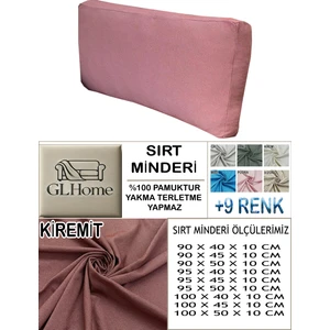 %100 Pamuk Petek 4 Adet Sırt Minderi Kılıfı