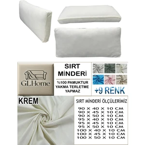 %100 Pamuk Petek 4 Adet Sırt Minderi Kılıfı