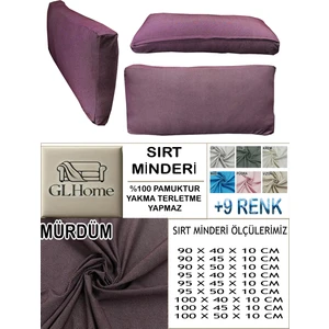 %100 Pamuk Petek 4 Adet Sırt Minderi Kılıfı