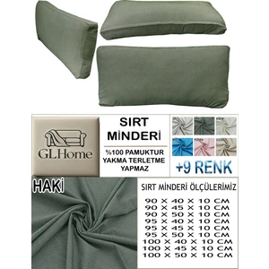%100 Pamuk Petek 4 Adet Sırt Minderi Kılıfı