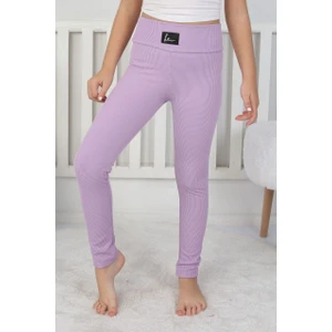 E Çocuk Basic Kız Çocuk Fitilli Tayt - 8001SB