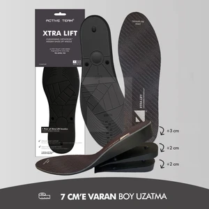 Active Team BU03 - 7 cm Boy Uzatıcı Tabanlık | Gizli Topuk Yükseltici Gelişmiş Özel Kademeli Unisex Boy Uzatan