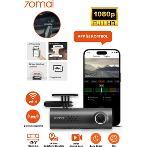 Dash Cam M200 Araç İçi Kamera 2024