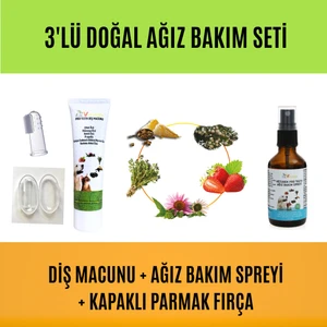 3'lü Doğal Ağız Bakım Seti