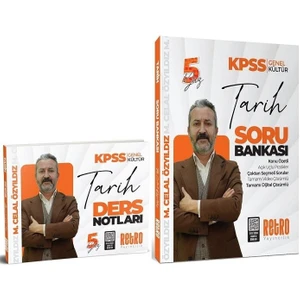 Retro 2026 Kpss Tarih 5yüz Ders Notları + Soru Bankası 2 Li Set - Mehmet Celal Özyıldız Retro Yayıncılık