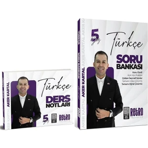 Retro 2026 Kpss Türkçe 5yüz Ders Notları + Soru Bankası 2 Li Set - Aker Kartal Retro Yayıncılık