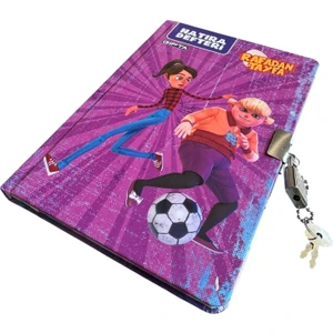 Rafadan Tayfa Kilitli Hatıra Defteri, 14X20 Cm, 96 Yaprak