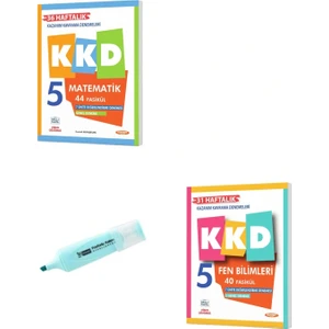 5.sınıf Kkd Matematik ve Fen Bilimleri