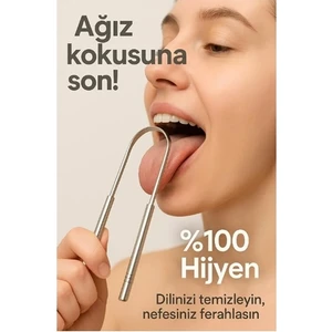 Kitchen Live Dil Temizleyici Gümüş Ağız Bakım Fırçası Dil Plak Temizleme Dil Sıyırıcı