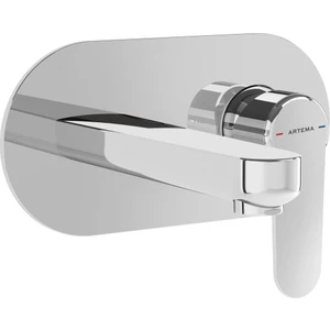 Root Round A42721 Ankastre Lavabo Bataryası, Sıva Üstü, Krom