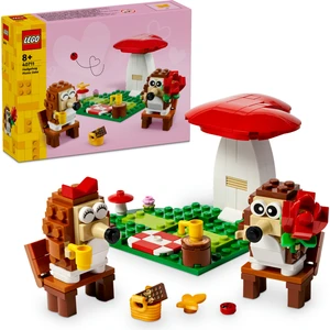 LEGO® Iconic Kirpi Pikniği 40711 - 8 Yaş & Üzeri Çocuklar için Hayvan Figürü İçeren Yaratıcı Oyuncak Yapım Seti (166 Parça)