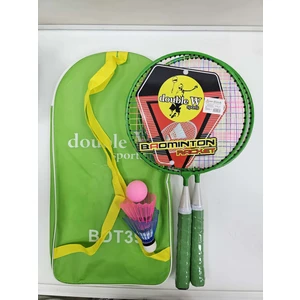 Çatalı Badminton Seti Çocuk Badminton Raket Seti 2 Raket + 3 Top Deniz Plaj Sahil