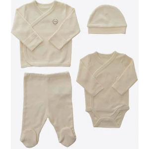 Organik New Basic Prematüre 4'lü Set Naturel