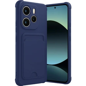 Xiaomi Redmi Note 14 4g Uyumlu Arka Kamera Korumalı Kart Koyulabilen Silikon Kartlıklı Kılıf Kapak