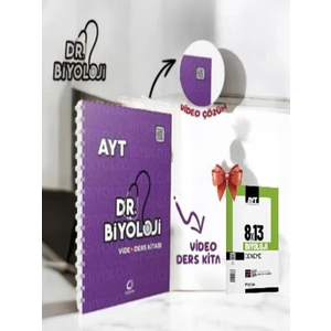 2026 Barış Hoca Dr. Biyoloji Ayt Video Ders Kitabı-Ayt Deneme Hediye