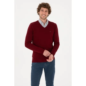 U.s. Polo Assn. Erkek Bordo Kazak /triko 50313668-VR014