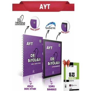 2026 Barış Hoca Dr.biyoloji Ayt Video Ders Kitabı+Ayt Soru Bankası 2li Set-Ayt Deneme Hediye