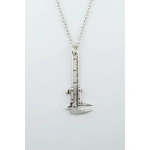 Bu Farklı Kumpas  Zincir Kolye - Gümüş Kaplama - Erkek Kadın Kolye - Kod:333