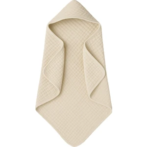 Yenidoğan Bebek Müslin Banyo Havlusu Kapüşonlu, 4 Katlı, Kalın, Yumuşak ve Emici %100 Pamuk, 70X70CM