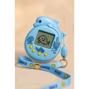 5x6 cm Nostaljik Sanal Bebek Yunus Figürlü Özel Kordonlu Oyuncak