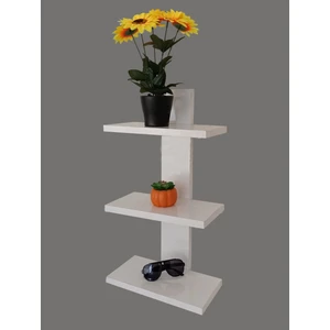 🪴 3’lü Dekoratif Duvar Rafı – Beyaz (30X15 Cm)