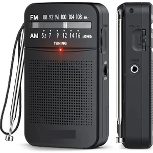 K-263 Taşınabilir Uyumlu Am/fm Radyo Küçük Boy Cep Radyosu