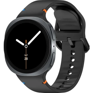 Galaxy Watch 8 / Classic / 2025 Serisi 40 mm / 44 mm / 46 mm Uyumlu Su Geçirmez Yumuşak Silikon Spor Kayış (20 mm)
