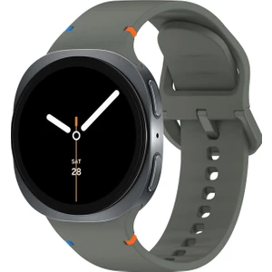 Galaxy Watch 8 / Classic / 2025 Serisi 40 mm / 44 mm / 46 mm Uyumlu Su Geçirmez Yumuşak Silikon Spor Kayış (20 mm)