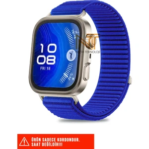 Huawei Fit 4 Pro / Fit 4 / Fit 3 Uyumlu Sportif Örgü Cırtlı Pratik Kordon