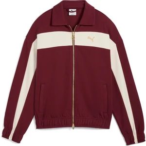 T7 Relaxed Track Jacket Kadın Spor Ceket Kırmızı Renk Rahat Kesim