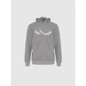 Kapüşonlu Regular Gri Sweatshırt