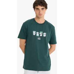 %100 Pamuk Star Wars-Mandalorian Regular Fit Bisiklet Yaka Kısa Kollu Tişört