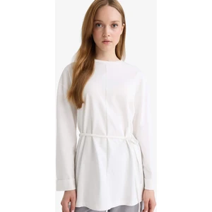 Loose Fit Bisiklet Yaka Uzun Kollu Tunik F4850AX25AU