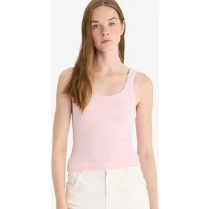 Fitted U Yaka Fitilli Kaşkorse Atlet