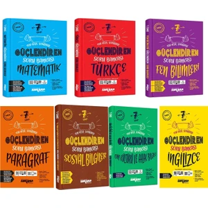 Ankara Yayıncılık 7.sınıf Güçlendiren Soru Bankası Seti 7 Kitap