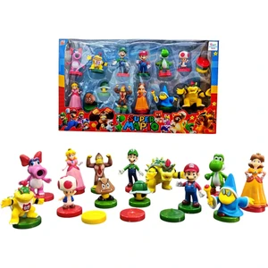 Brother Toys Süper Mario Luigi Oyuncak 16 Parça Kaliteli Figür Set
